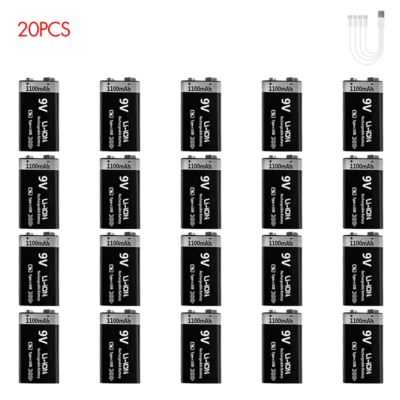 Kuugro USB 9V Rechargeable Battery 1100mAh - Image 14