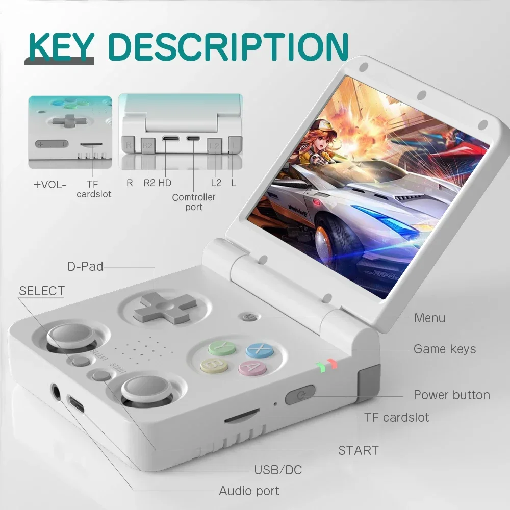 MIYOO FLIP V2 Handheld Game Players 3.5'' - Image 4