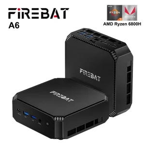 Firebat A6 Mini PC AMD R7 7735HS 8-core 16-thread Computer - Thumbnail Image 8