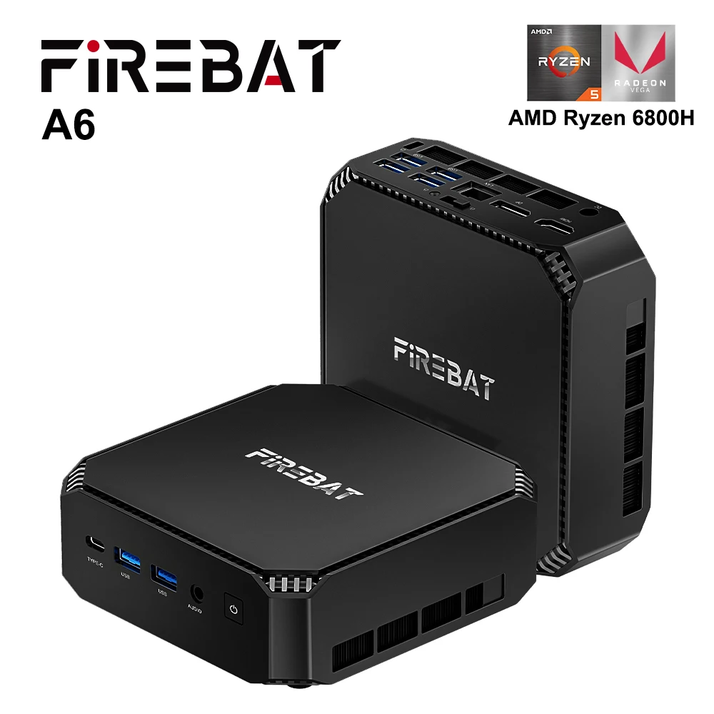 Firebat A6 Mini PC AMD R7 7735HS 8-core 16-thread Computer - Image 8